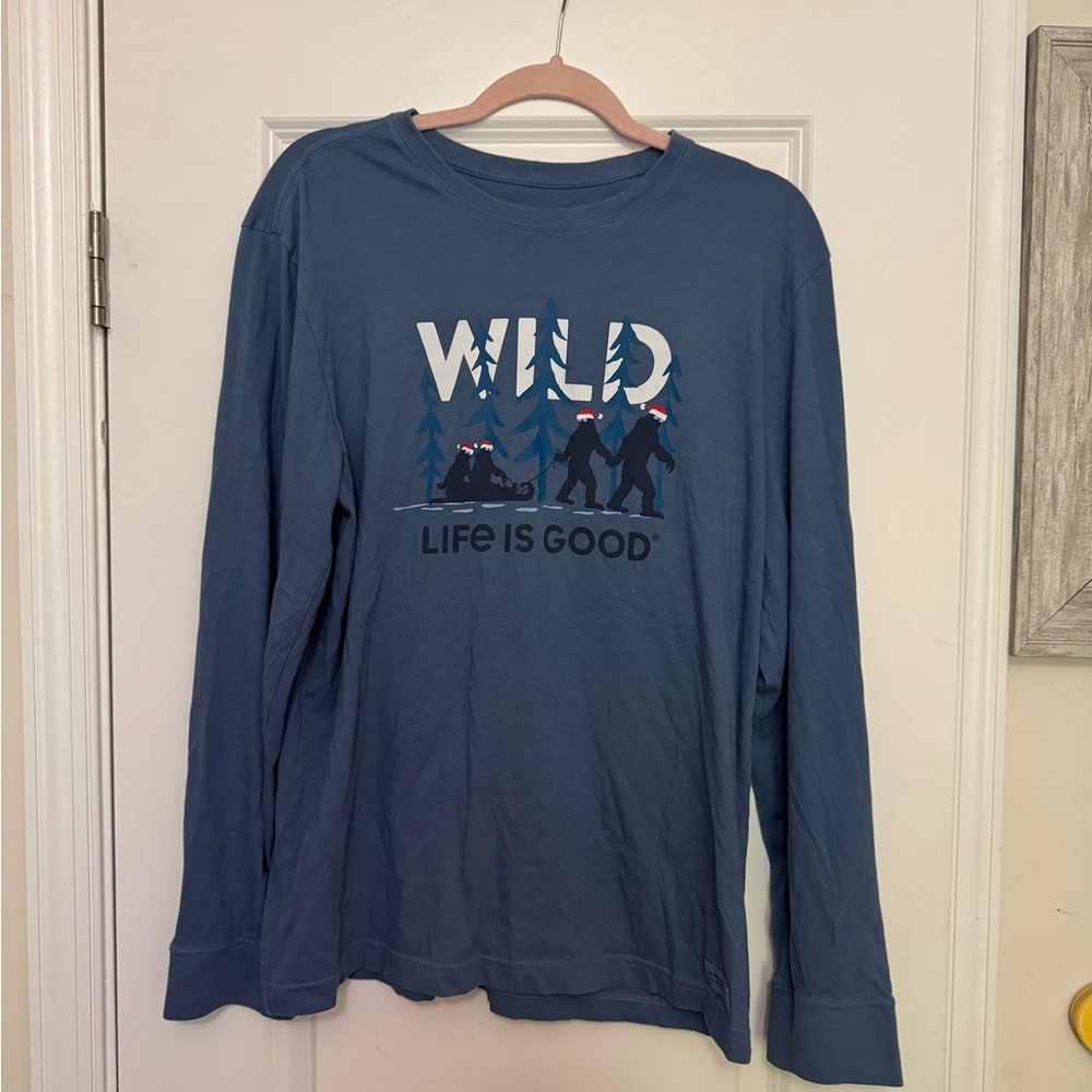 Life Is Good shirt mens M